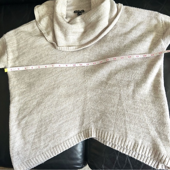 Express oversized Soft Neutral Tone, Cowl Neck Sweater XS - Picture 5 of 5